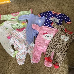 Newborn pajama lot